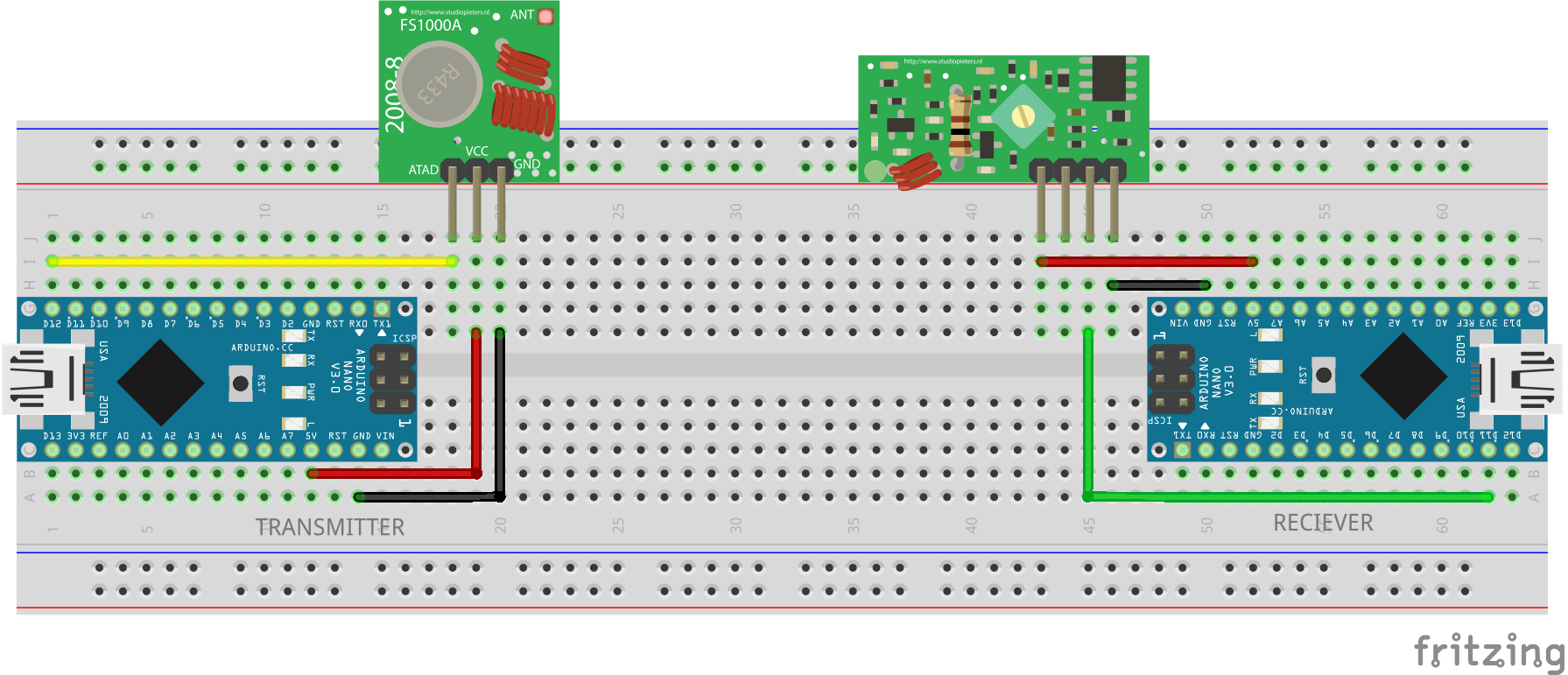 Arduino 433MHz RF Interfacing